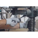 DIPPER gloves dipped in grey latex - 10