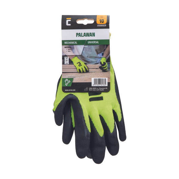 PALAWAN gloves nylon latex palm - 11