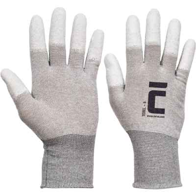TEREL gloves nylon AS PU fingertip