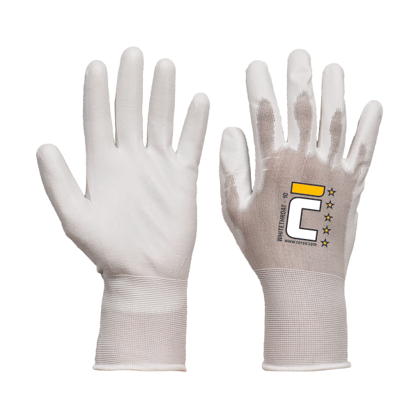 WHITETHROAT gloves nylon-18G white 11
