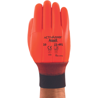 Ansell 23-491 Winter Hi-Viz gloves