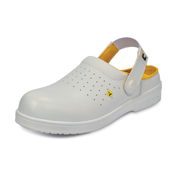 RAVEN WHT MF ESD SB SRC clog 41 white