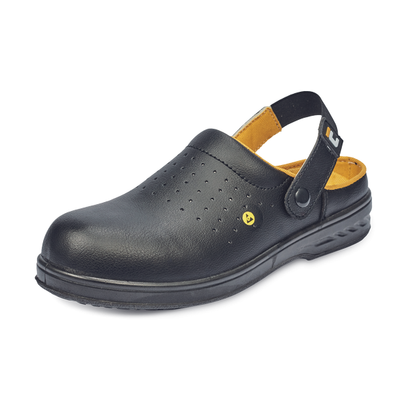 RAVEN BLK MF ESD SB SRC clog 43 black