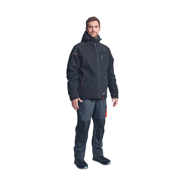 EMERTON WINTER SOFTSHELL jacket black M