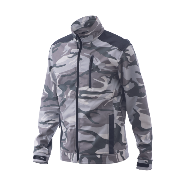CRAMBE softsh.jacket beige camouflage S