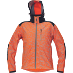 KNOXFIELD printed softshell orange XXXL