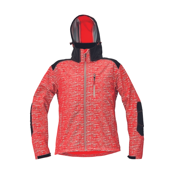 KNOXFIELD printed softshell red XXL