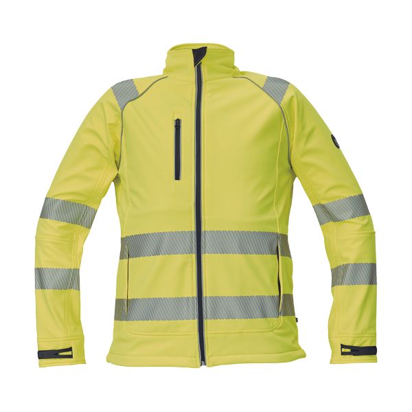 SHELDON HV softshell jacket yellow M