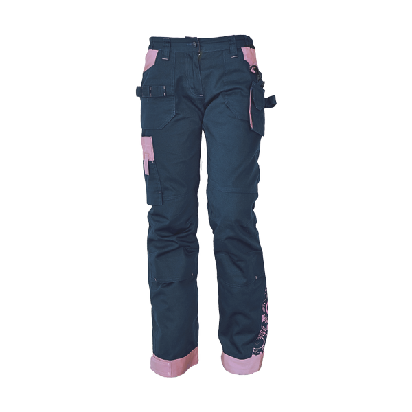 YOWIE lady trouser navy/light violet 46