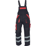 MAX WINTER RFLX bibpants black/red 64