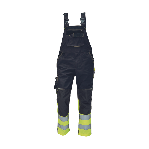 KNOXFIELD HV DW275 bibpants anth/yell 58