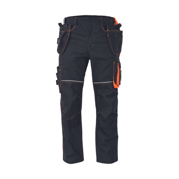 KNOXFIELD 320 pants anthracite/red 64