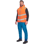 MONTROSE HV bodywarmer orange 4XL