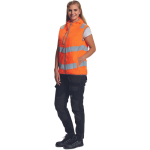 MONTROSE HV bodywarmer orange 4XL