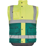 HELLIN HV bodywarmer yellow/grey 3XL