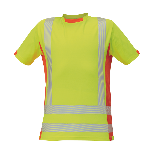 LATTON HV T-shirt yellow/orange XL