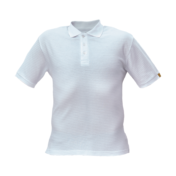 NOYO ESD polo-shirt white S