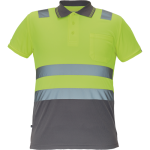 CADIZ HV polo-shirt yellow/grey 5XL