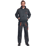 EMERTON sweatshirt with hood black 3XL