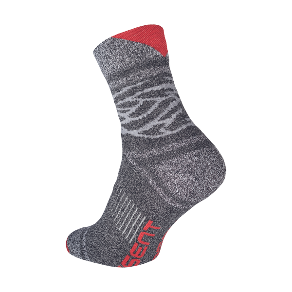 OWAKA socks grey/red s.41/42
