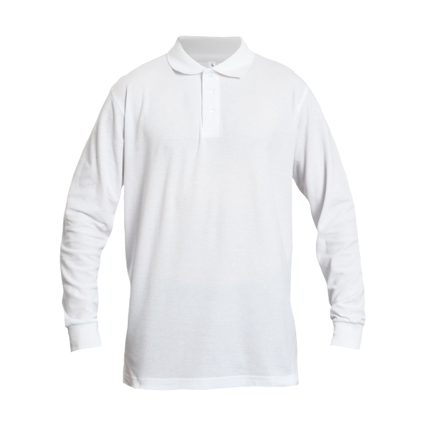 SANGU poloshirt long sleeve white XS