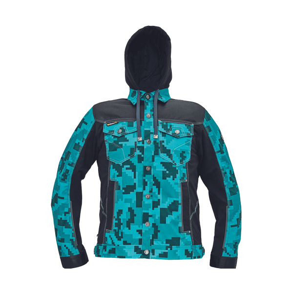 NEURUM CAMOU jacket+hood dark olive 52