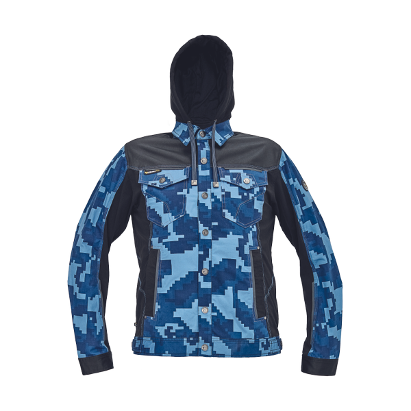 NEURUM CAMOU jacket+hood navy 56