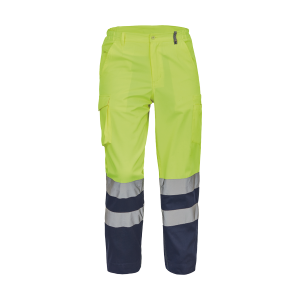 BURGOS HV trousers yellow/navy 46