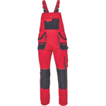 FF HANS bibpants red/anthracite 64
