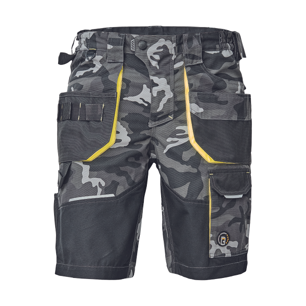 SHELDON CAMOU shorts grey camouflage 64
