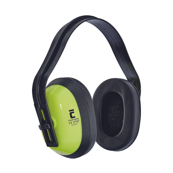 CIRON BASIC earmuff Hi-Viz HV yellow -