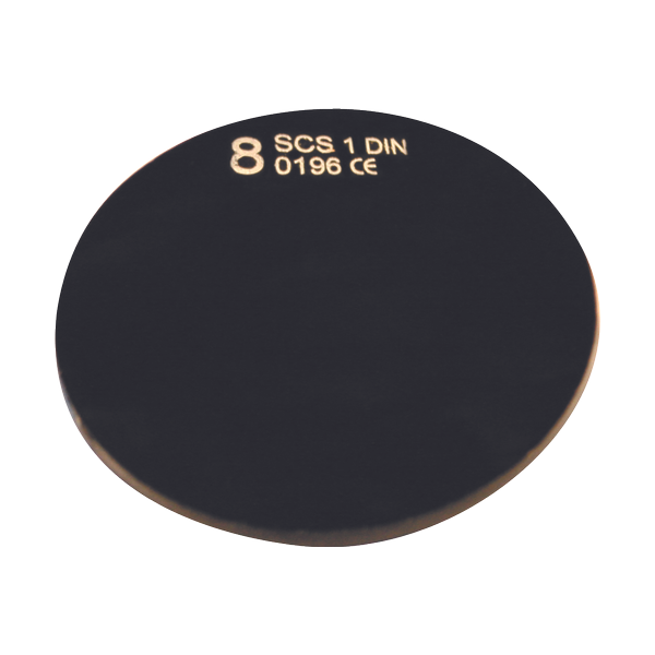 Lenses roundr weld.Goggl. Sh. 6 d=50mm