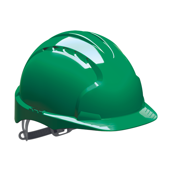 JSP EVO2 helmet non vented green