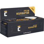 RespiRaptor FFP2 25pc respirator - M/L