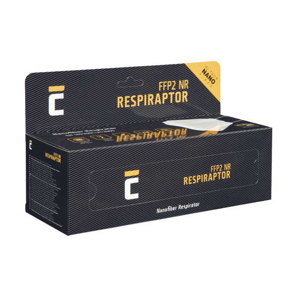 RespiRaptor FFP2 3pc respirator - M/L