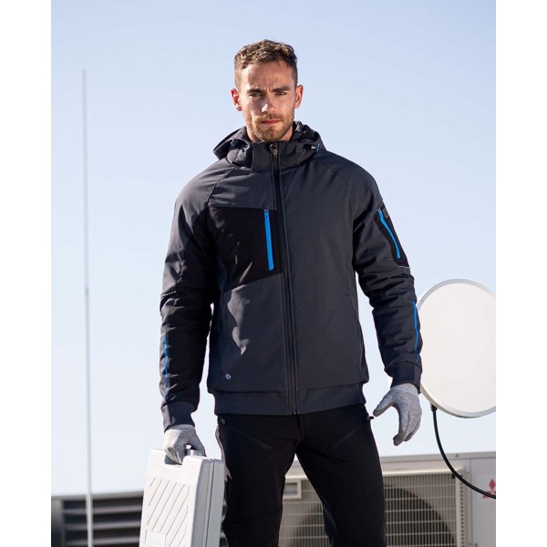 Zimní softshellová bunda ARDON®CITYCONIC® tmavě šedá 4XL