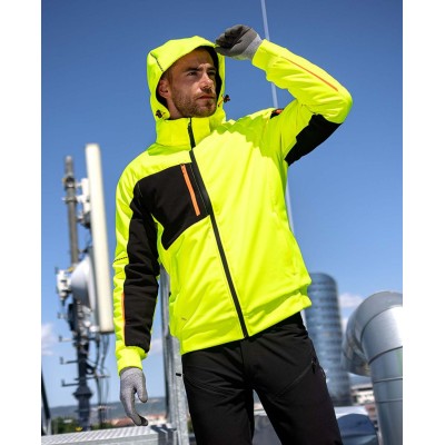 Zimní softshellová bunda ARDON®CITYCONIC®Hi-vis žlutá