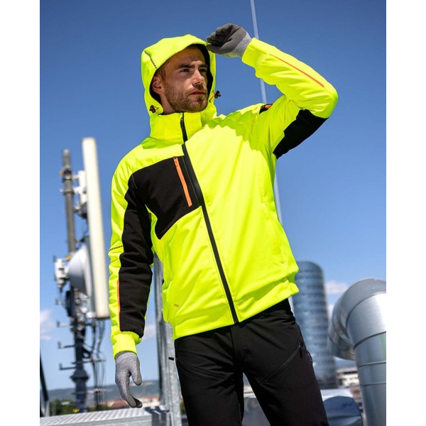Zimní softshellová bunda ARDON®CITYCONIC®Hi-vis žlutá XL
