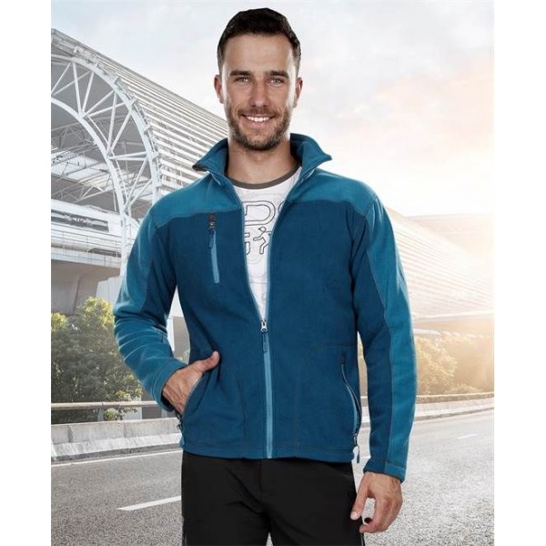 Mikina fleece MICHAEL pánská, modrá L