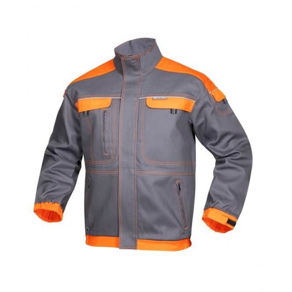 Blůza COOL TREND šedo-oranžová (46) 4XL