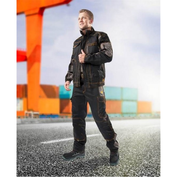 Blůza VISION 01 černo-šedá (46) 5XL