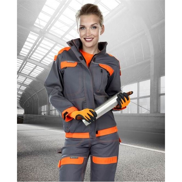 Blůza COOL TREND dámská šedo-oranžová 5XL