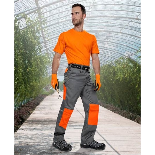 Kalhoty pas 2strong 02 šedo-oranžová 64