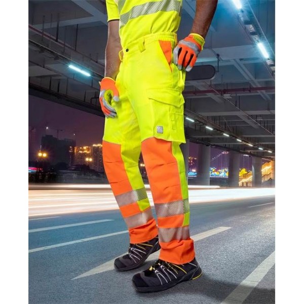 Kalhoty pas SIGNAL prodloužené žluto-oranžová (46) 3XL