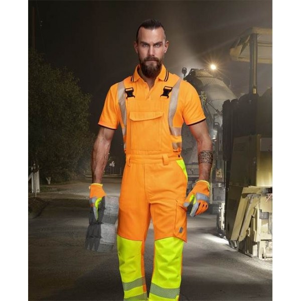 Kalhoty lacl SIGNAL zkrácené oranžové (46) S