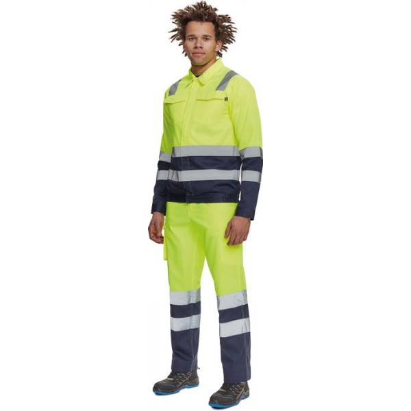 VALENCIA HV bunda žlutá/navy 50