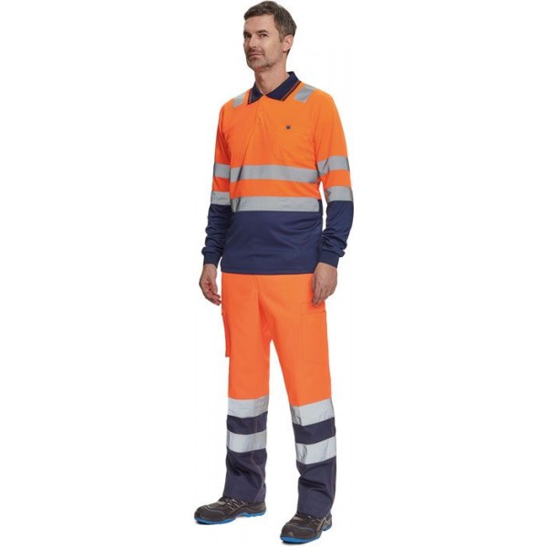 BURGOS HV kalhoty žlutá/navy 62