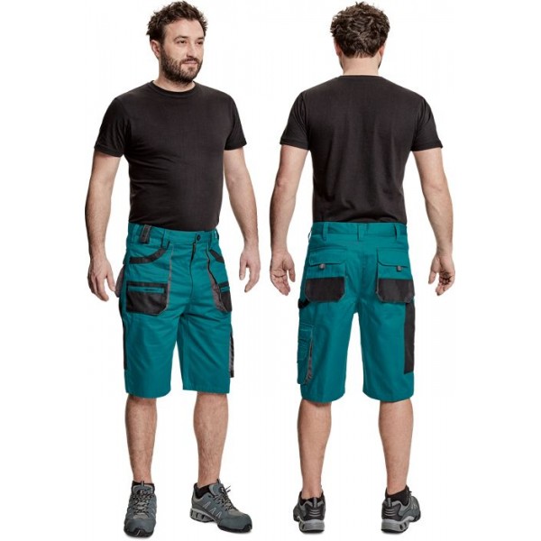 FF CARL BE-01-009 šortky bílá/šedá 58