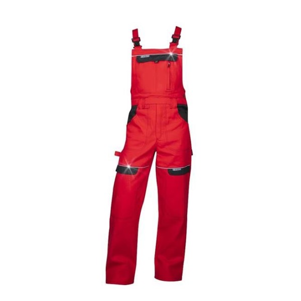 Kalhoty s laclem ARDON®COOL TREND červené prodloužené 3XL
