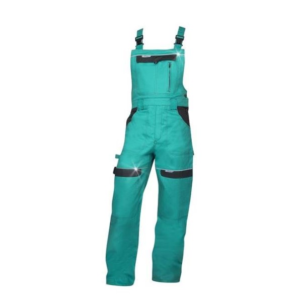 Kalhoty s laclem ARDON®COOL TREND zelené zkrácené XL
